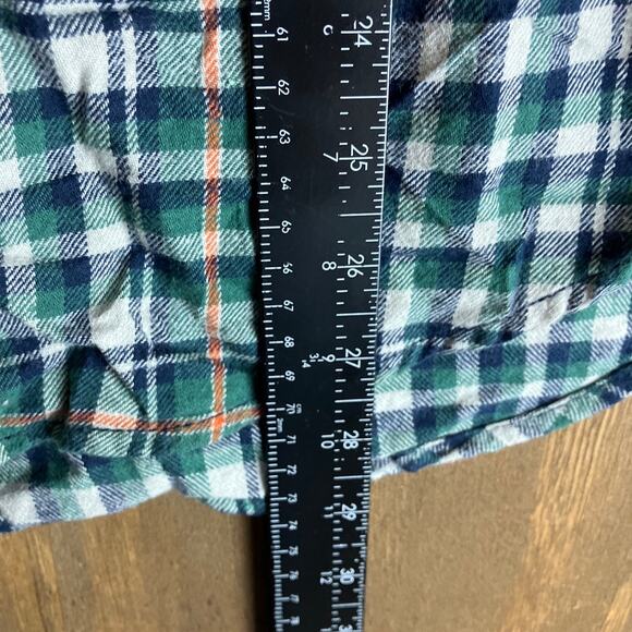 Eddie Bauer Mens Shirt Green Plaid Outdoor Soft Button Down 100% Cotton M - Picture 9 of 12